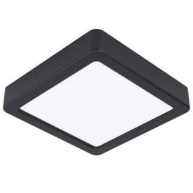   LED panel , 10.5W , falon kívüli , négyzet , meleg fehér , fekete keret , EGLO , FUEVA 5 , 99243
