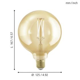   EGLO , 11694 , LEDE27 , f&eacute;nyforr&aacute;s , 1700 K , E27 , 1X4W , borosty&aacute;n