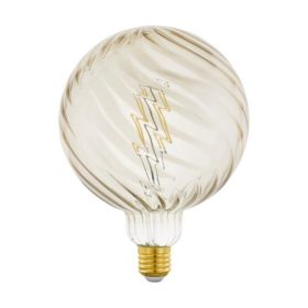   EGLO , 12586 , LEDE27 , f&eacute;nyforr&aacute;s , 2200 K , E27 , 1X2W , Dimmelhető , borosty&aacute;n