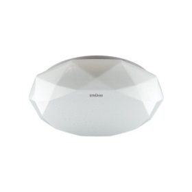   LED lámpatest , mennyezeti , sokszög , kristály hatású , 16W , természetes fehér , fehér , IP44 , STRÜHM , DIANA