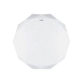   LED lámpatest , mennyezeti , sokszög , kristály hatású , 24W , természetes fehér , fehér , IP44 , STRÜHM , DIANA