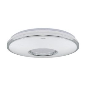   LED lámpatest , mennyezeti , kerek , kristály hatású ,  48W , természetes fehér , fehér , IP44 , STRÜHM , Opera