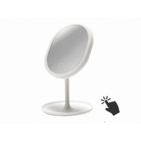   LED sminktükör , érintős , asztali , 3W , dimmelhető , USB , természetes fehér , fehér , STRÜHM , Princessa
