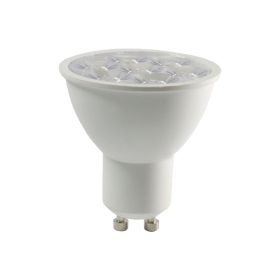   LED spot égő, 6w, 6400K, hideg fehér, 500lm, GU10, 10°, fehér, CRI>80, V-TAC, 20028