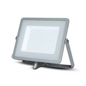   LED reflektor Slimline PRO, 100w, 4000K, természetes fehér, 8000lm, 100°, szürke, CRI>80, IP65, V-TAC, 473