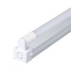 LED T8 fénycső armatúra, 18w, 4000K, természetes fehér, 1700lm, 160°, fehér, CRI>80, 1225mm, V-TAC, 6442
