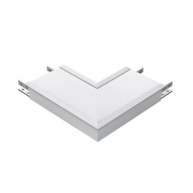   Lineáris LED lámpatest tartozék - L alakú csatlakozó, 8w, 4000K, természetes fehér, 800lm, 120°, ezüst, CRI>80, V-TAC, 386