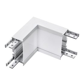   Lineáris LED lámpatest tartozék - L alakú csatlakozó, 10w, 4000K, természetes fehér, 1000lm, 120°, fehér, CRI>80, V-TAC, 396