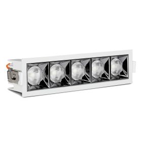   Süllyeszthető COB LED mélysugárzó lámpa PRO, 20w, 2700K, meleg fehér, 1600lm, 12°, fehér, CRI>90, V-TAC, 981