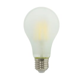   LED izzó opál, 6w, 2700K, meleg fehér, 660lm, E27, 300°, fehér, CRI>80, V-TAC, 44801