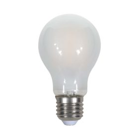   LED izzó opál, 8w, 2700K, meleg fehér, 800lm, E27, 300°, fehér, CRI>80, V-TAC, 4483