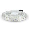 Kültéri LED szalag, 4,8w, 6000K, hideg fehér, 500 lm/m, 12V, 120°, IP65, V-TAC, 2144