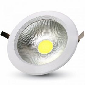   LED fényvető , mélysugárzó , 30 Watt , LUX , 120 lm/W , kerek , természetes fehér