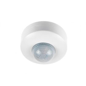   LED Infravörös fény és mozgásérzékelő , fali , mennyezeti , 360° , fehér