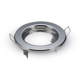   Olcsó spot lámpatest , GU10 vagy MR16 , fényes króm , 2 darabos csomag