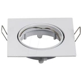   Beépíthető spot keret , lámpatest , GU10 vagy MR16 , fehér , billenthető