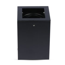   LED négyzet alakú mennyezeti lámpatest, GU10, fekete, V-TAC, 3631