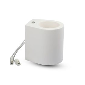 LED fali lámpatest kerek, G9, fehér, V-TAC, 3694