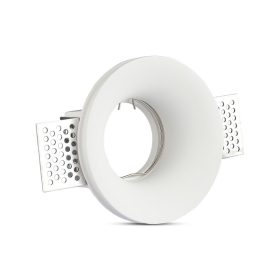 LED spotlámpa keret kerek, GU10, fehér, V-TAC, 3697