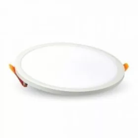   LED panel , Slim , keret nélküli , 29 W , süllyesztett , kerek , természetes fehér