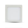 VT-1205 12W LED Felületre Szerelhető Panel 6400K Négyzet Alakú