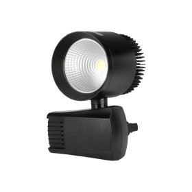   LED sínes COB spotlámpa, 40w, 5000K, hideg fehér, 2600lm, 22°, fekete, CRI>70, V-TAC, 1192