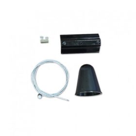   Track light sín függeszték szett , 3 fázisú , 4 pólusú , fekete , V-tac