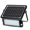 VT-787-10 10W LED Napelemes Reflektor 4000K, Fekete Testtel