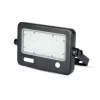 Napelemes LED reflektor, 10w, 4000K, természetes fehér, 1100lm, 90°, fekete, CRI>80, IP65, V-TAC, 8674