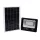 Napelemes LED reflektor, 6000K, hideg fehér, 4200lm, fekete, IP65, V-TAC, 94027