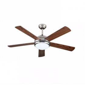   Ventilátoros LED lámpatest , mennyezeti , 5 lapáttal , 60W , CCT , távirányítóval