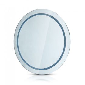   Tükör LED világítással , kerek , 60 cm , 25W , párásodásmentes , hideg fehér , IP44