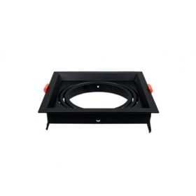 Spot lámpatest AR111 , fekete , billenthető