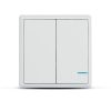 Vezeték nélküli 2-es csoportos kapcsoló, fehér, IP66, V-TAC, 8461
