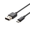 VT-5321 1M Micro Usb Kábel - Fekete (Ezüst Széria)
