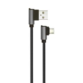 Gyémánt Micro USB kábel, fekete, V-TAC, 8635