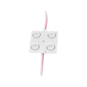   LED modul 4 db SMD2835 fényforrással, 1,44w, kék, 120lm, 160°, CRI>75, IP68, V-TAC, 5132