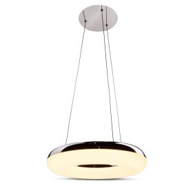   Kerek csillár, 40w, 3000K, meleg fehér, 2800lm, E27, 120°, acél, CRI>80, V-TAC, 3874