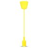 Szilikon függeszték, E27, sárga, V-TAC, 3485