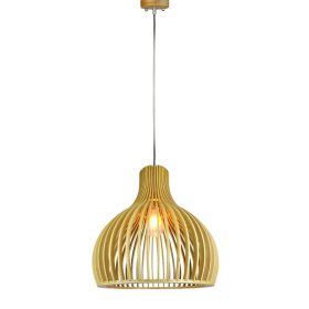 Függeszték, fa, E27, fa, fekete vezetékkel, V-TAC, 40551