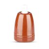 Porcelán függeszték, E27, barna, V-TAC, 3802