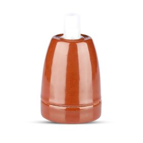 Porcelán függeszték, E27, barna, V-TAC, 3802
