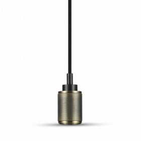 LED lámpa függeszték , E27 , fekete , bronz , vintage