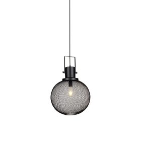 Függeszték, üvegfém, E27, fekete, V-TAC, 3859