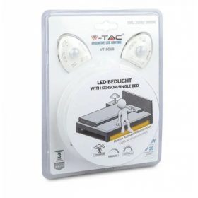   Szett ,  2  db éjszakai fénycsomag ágylábazathoz , mozgásérzékelő , dimmelhető , természetes fehér fehér LED szalag