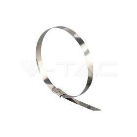   Rozsdamentes acél kábelkötegelő, 100 db/csomag, V-TAC, 11191