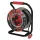 Kültéri kábeldob 25 m, 4 aljzat, fekete, gumi-neoprén, 230V, 1,5 mm2, IP44, EMOS, P19222