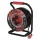 Kültéri kábeldob 50 m, 4 aljzat, fekete, gumi-neoprén, 230V, 1,5 mm2, IP44, EMOS, P19223