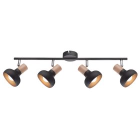 ADDY SPOT 4XE14 FEKETE/FA