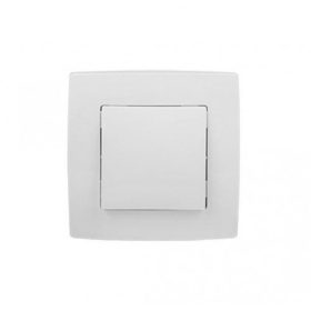 Egypólusú kapcsoló , fehér színű